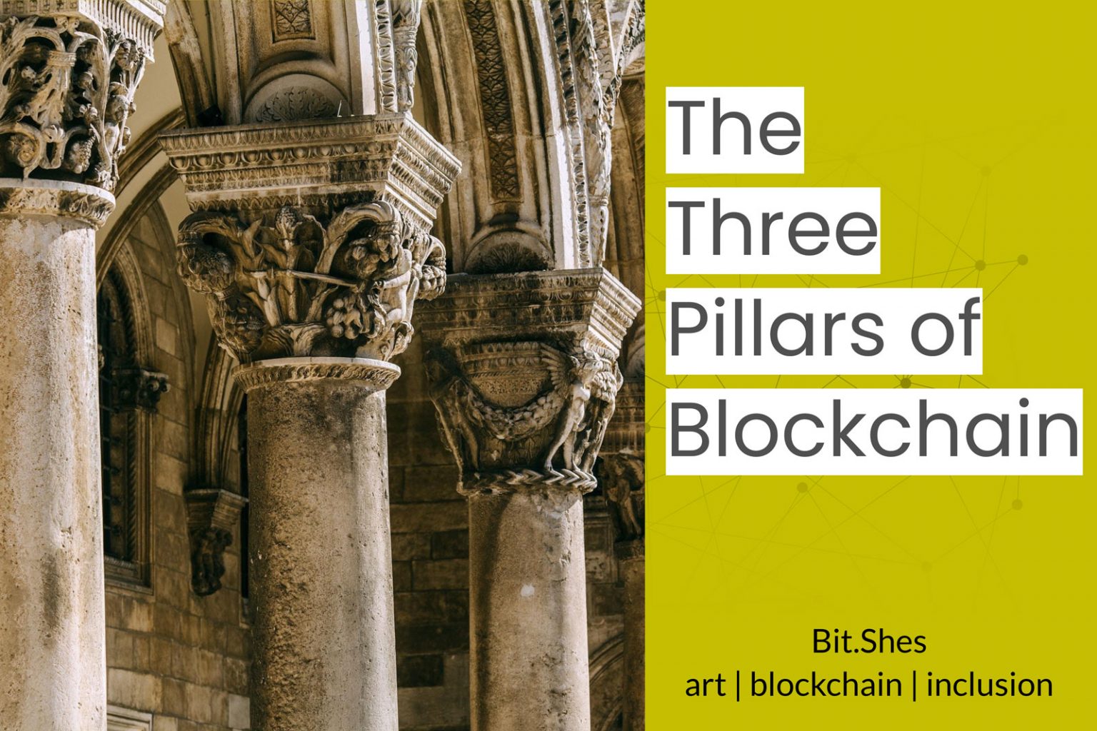 3 pillars of blockchain